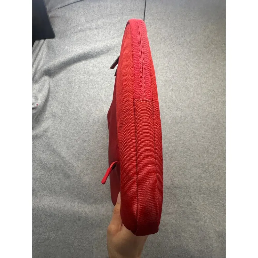 Mosiso Laptop Sleeve Bag Padded Zipper Pocket Red Tech